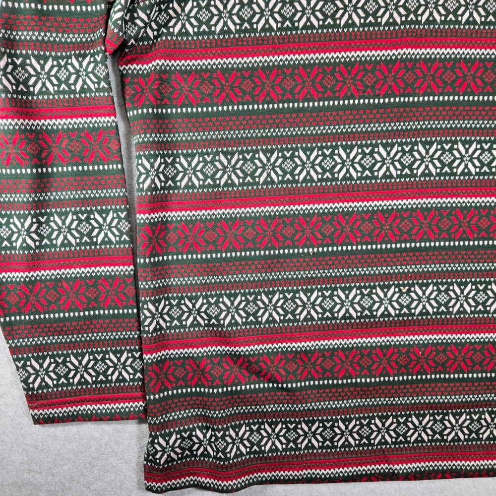 Travis Mathew Mens XXL LS Polo Shirt Red Green Fair Isle Holiday Christmas - Picture 5 of 11